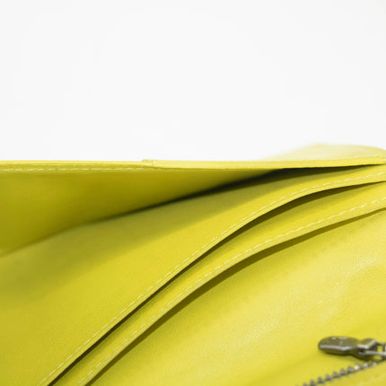 Louis Vuitton Damier Infini Yellow Bifold Long Wallet #3934