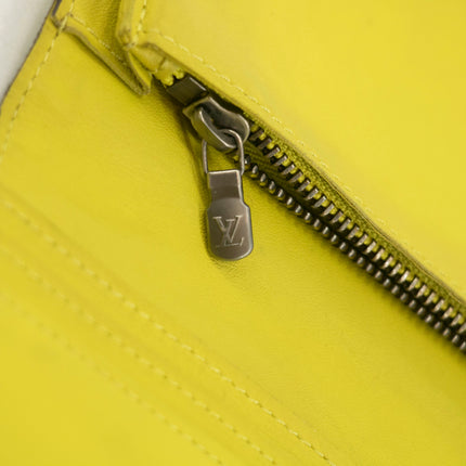 Louis Vuitton Damier Infini Yellow Bifold Long Wallet #3934