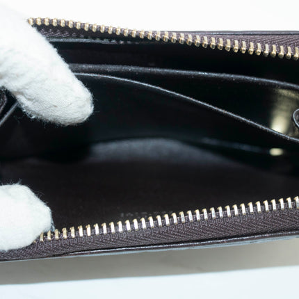 Gucci Guccissima Zip Around Card Case Brown #3949