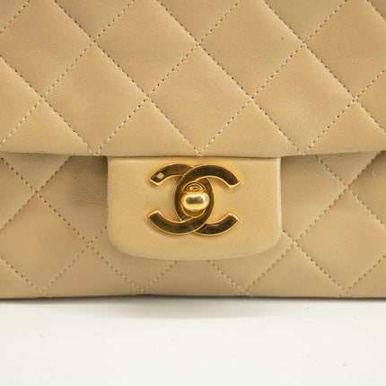 Chanel Lambskin Quilted Matelasse 27 Flap Shoulder Bag #3984