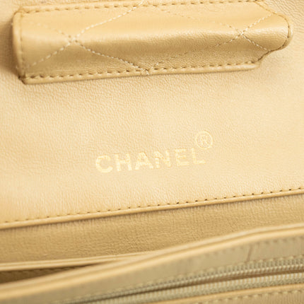Chanel Lambskin Quilted Matelasse 27 Flap Shoulder Bag #3984