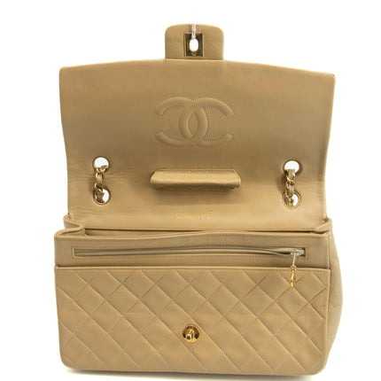Chanel Lambskin Quilted Matelasse 27 Flap Shoulder Bag #3984