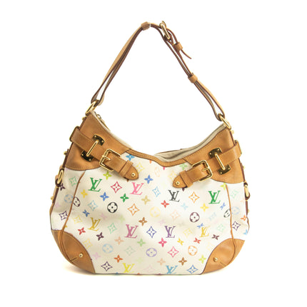 Louis Vuitton Multicolor Canvas White Greta Shoulder Bag  #3986