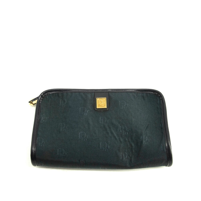 Christian Dior Blue Nylon Vintage Pouch #3993