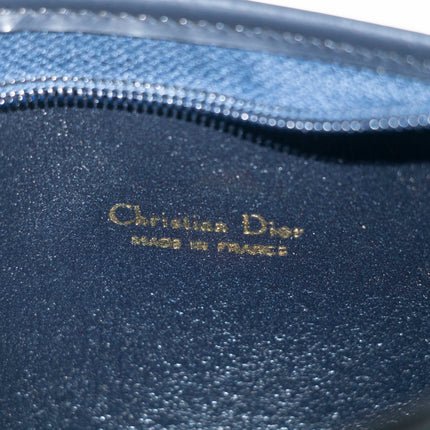 Christian Dior Blue Nylon Vintage Pouch #3993