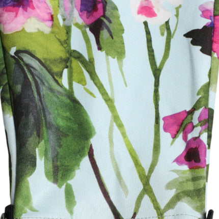 Dolce & Gabbana Multicolor Floral High Waist Leggings Pants