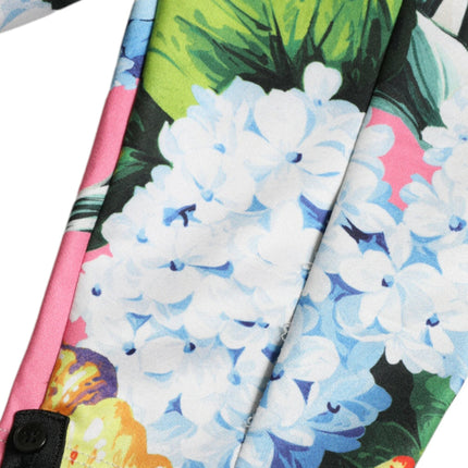 Dolce & Gabbana Multicolor Floral High Waist Leggings Pants