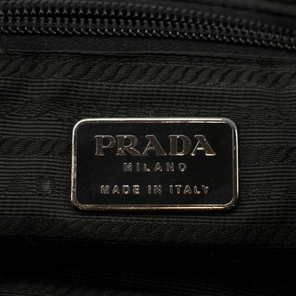 Prada Black Tessuto Nylon x Leather Backpack #4631