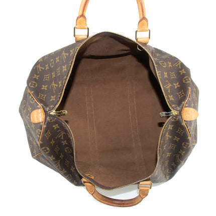 Louis Vuitton Monogram Canvas Brown Keepall 50 Boston Bag #4679