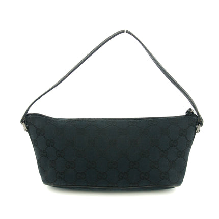 Gucci GG Canvas Black Boat Pochette Bag #4696