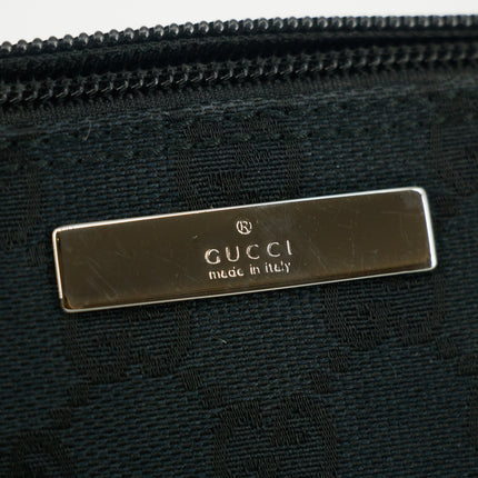 Gucci GG Canvas Black Boat Pochette Bag #4696
