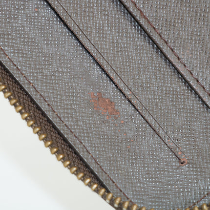 Louis Vuitton Damier Ebene Large Zippy Wallet #5160