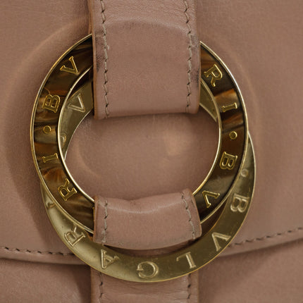 Bvlgari Pink Leather Bifold Long Wallet #5191