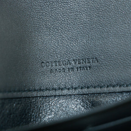 Bottega Veneta Intrecciato Black Bifold Long Wallet #5197