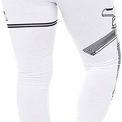 BIG TOYS BIG NOISE | WHITE LEGGINGS