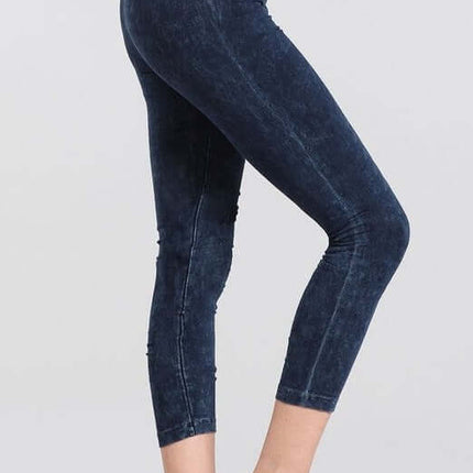 Easy Fit USA Cotton Capri Leggings Made in USA