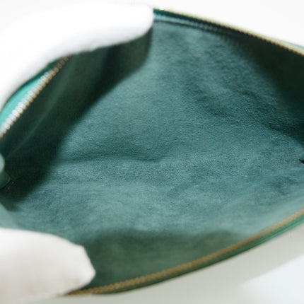 Louis Vuitton Epi Leather Green Pochette Shoulder Bag #5274