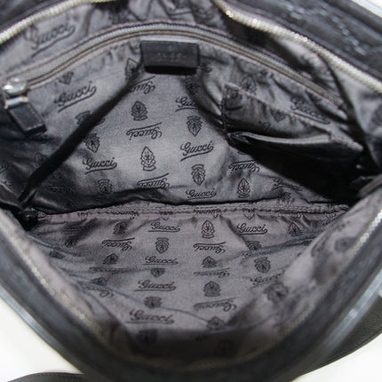 Gucci GG Guccisima Leather Black Slim Messanger Bag #5289