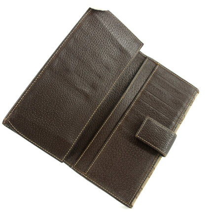 Gucci GG Canvas Sherry Brown Wallet #5299
