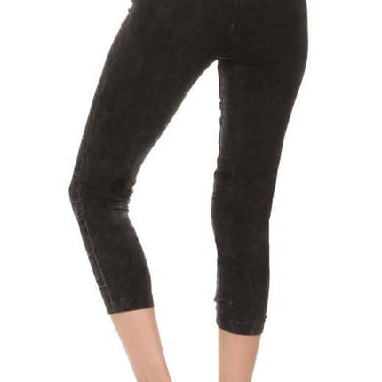 Easy Fit USA Cotton Capri Leggings Made in USA
