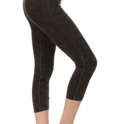 Easy Fit USA Cotton Capri Leggings Made in USA