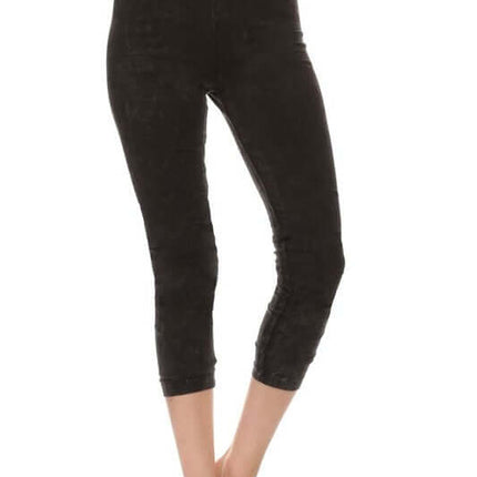 Easy Fit USA Cotton Capri Leggings Made in USA