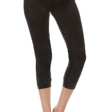 Easy Fit USA Cotton Capri Leggings Made in USA
