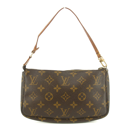 Louis Vuitton Monogram Canvas Brown Pochette Accessoire #5346