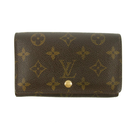 Louis Vuitton Monogram Canvas Brown Porte Tresor Wallet Wallet #5400