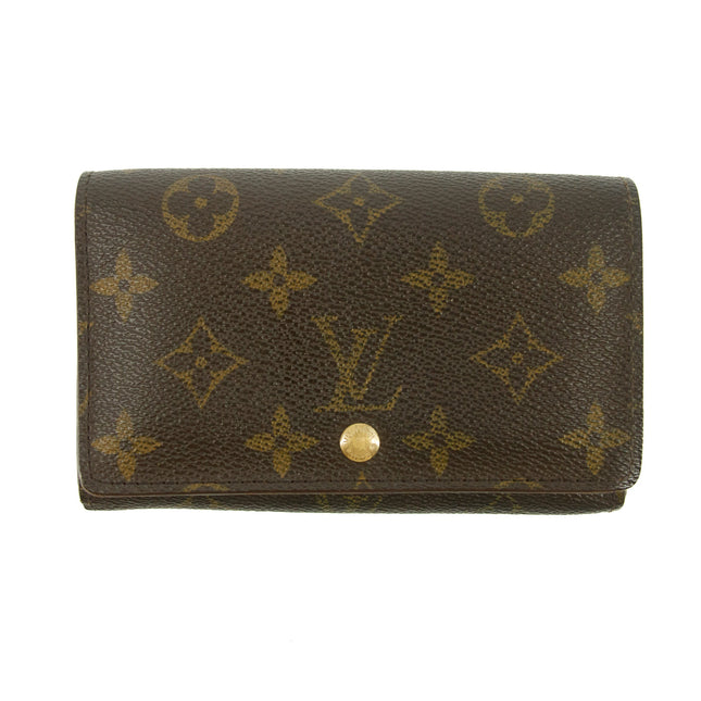 Louis Vuitton Monogram Canvas Brown Porte Tresor Wallet Wallet #5400