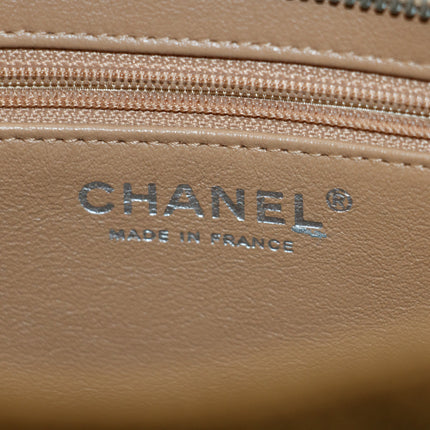 Chanel CC Caviar Quilted Leather Brown Medallion Tote #5755