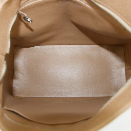 Chanel CC Caviar Quilted Leather Brown Medallion Tote #5755