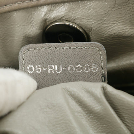 Christian Dior Lady Dior Grey Leather Tote Bag #5764