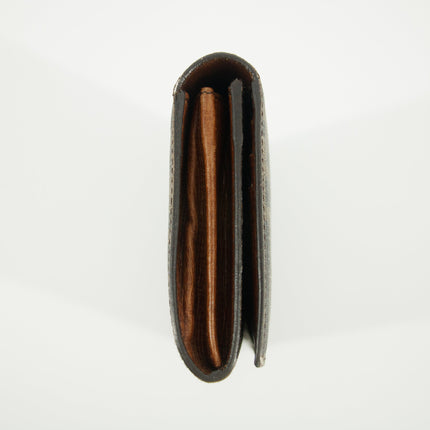 Fendi Monogram Canvas Brown Zucca Long Wallet #5766