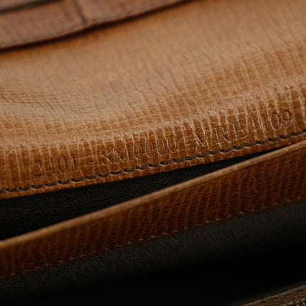 Fendi Monogram Canvas Brown Zucca Long Wallet #5766