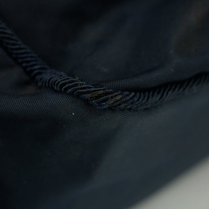 Prada Nylon Tessuto Black Beaded Handle Bag #5807