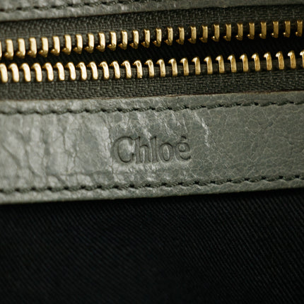 Chloe Ether Green Top Handle Tote Bag #6134
