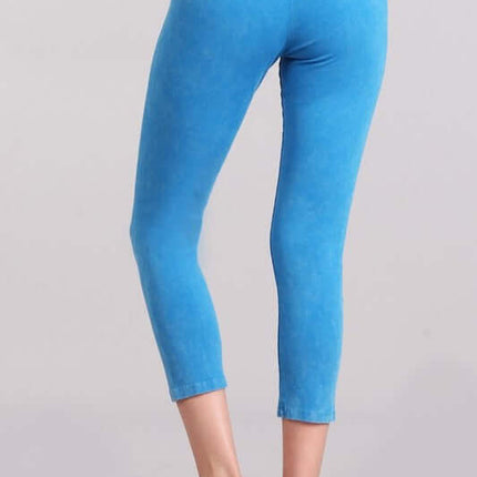 Easy Fit American Cotton Capri Leggings Made in USA
