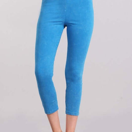 Easy Fit American Cotton Capri Leggings Made in USA