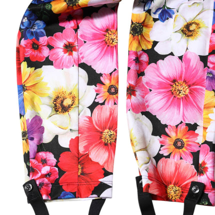 Dolce & Gabbana Multicolor Floral High Waist Leggings Pants