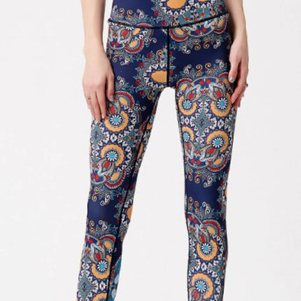 Printed High Waist Active Leggings
