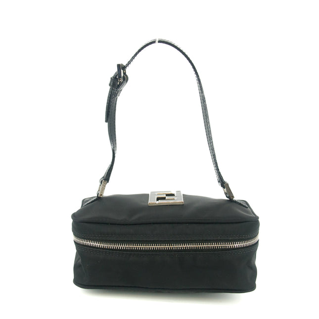 Fendi Black Nylon Vanity Pouch #8500