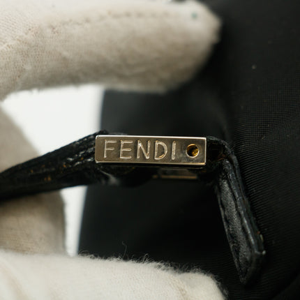 Fendi Black Nylon Vanity Pouch #8500