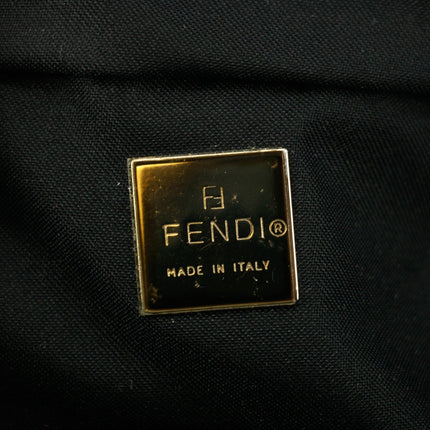 Fendi Black Nylon Vanity Pouch #8500