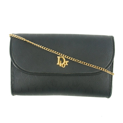 Christian Dior Black Honeycomb PVC Crossbody Bag #8508