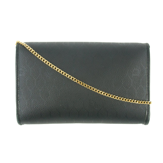 Christian Dior Black Honeycomb PVC Crossbody Bag #8508