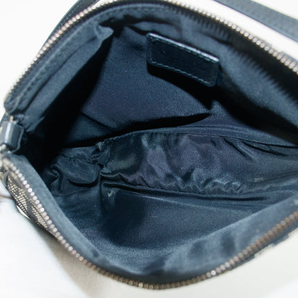 Christian Dior Blue Trotter Oblique Mini Pochette Accessories Shoulder Bag #8531