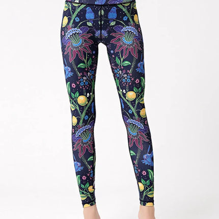 Printed High Waist Active Leggings