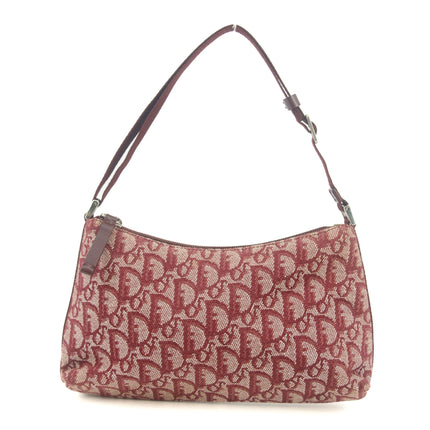 Christian Dior Trotter Oblique Red Shoulder Bag #9213