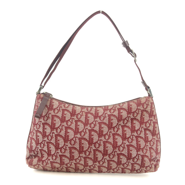 Christian Dior Trotter Oblique Red Shoulder Bag #9213